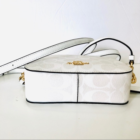 SOLD Coach Mini Serena Crossbody Snow white purse - Picture 4 of 9